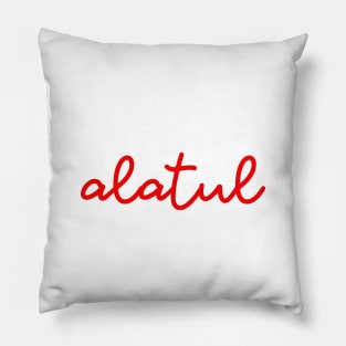 alatul - supreme red Pillow