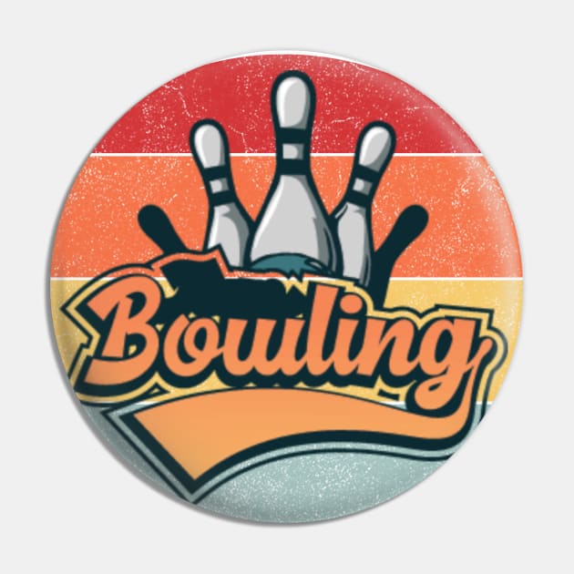 Retro Bowling Pin by HobbyAndArt