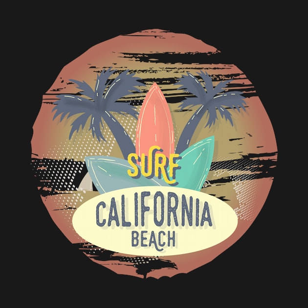 Surf california beach by Gtrx20