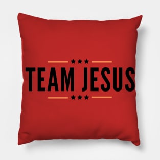 Team Jesus | Jesus Lovers And Believers Design Pillow