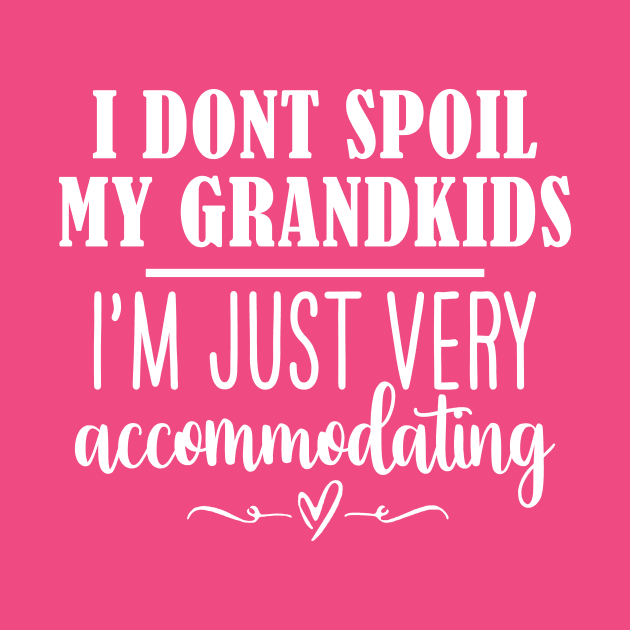 Funny Grandma Shirt, I Dont Spoil My Grandkids, Im Just Very Accommodating, Nana Tee, Gifts for Grandma by Y2KSZN