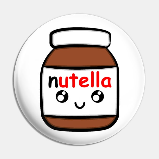 Nutella Fun Pin by TeaShirts