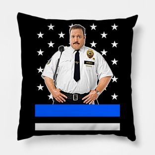 Paul Blart Mall Cop /// Thick Blue Line Pillow