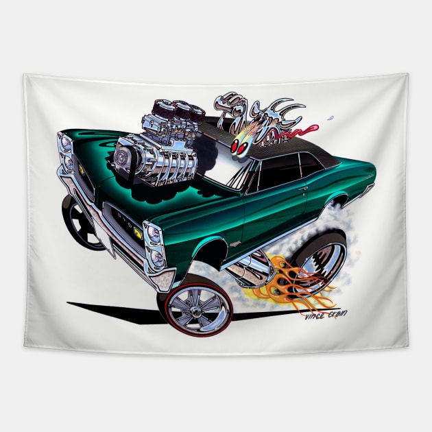 GOATINATOR 1966 Pontiac GTO Tapestry by vincecrain