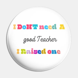 Teacher Profession Pin