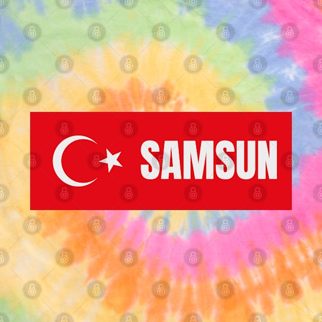 Samsun City in Turkish Flag by aybe7elf