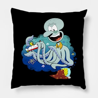 Funny Cute Horror Scary Kraken Nightmare Cartoon Pillow