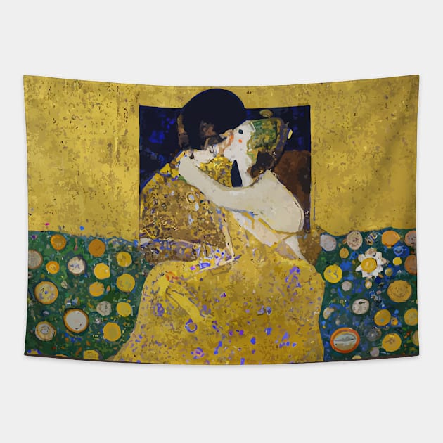 Not Klimt version 3 Tapestry by Bespired