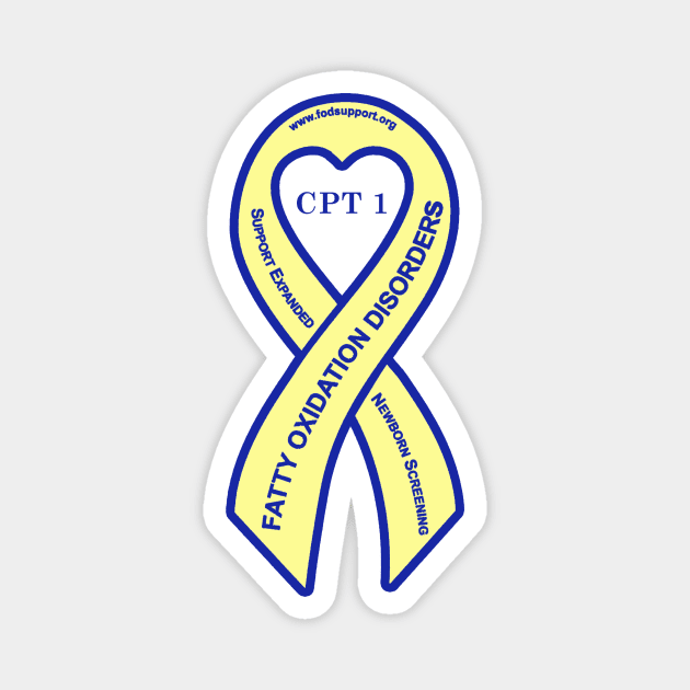 CPT 1 FOD Awareness Ribbon Magnet by FOD Family Support Group