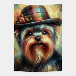 Yorkshire Terrier Splash Art Tapestry