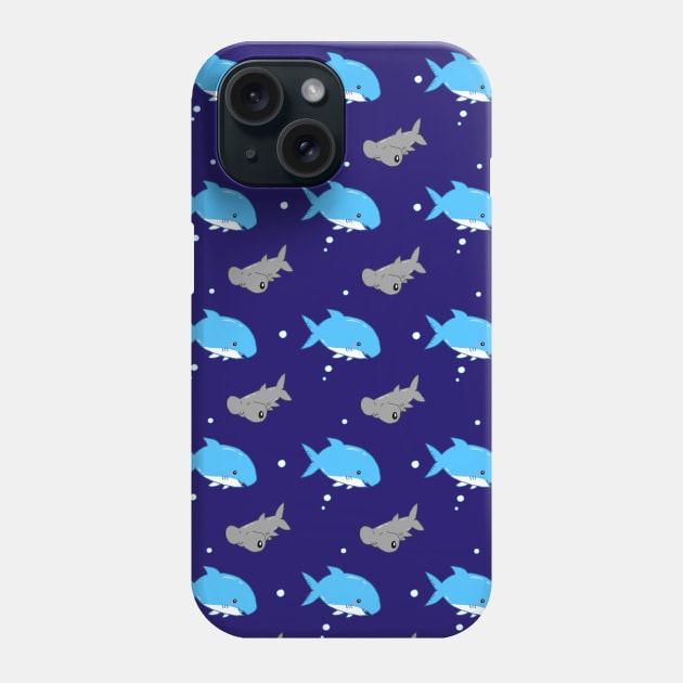 Sharks design Phone Case by TheLuckyAxolotl