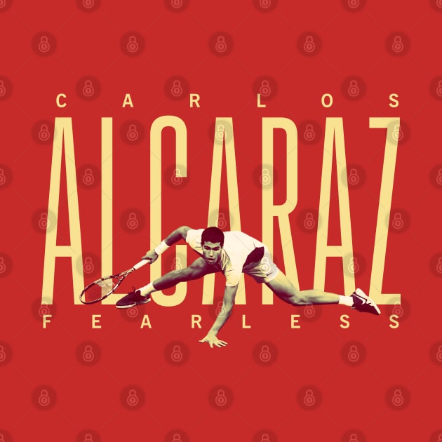 Carlos Alcaraz red by dhaniboi