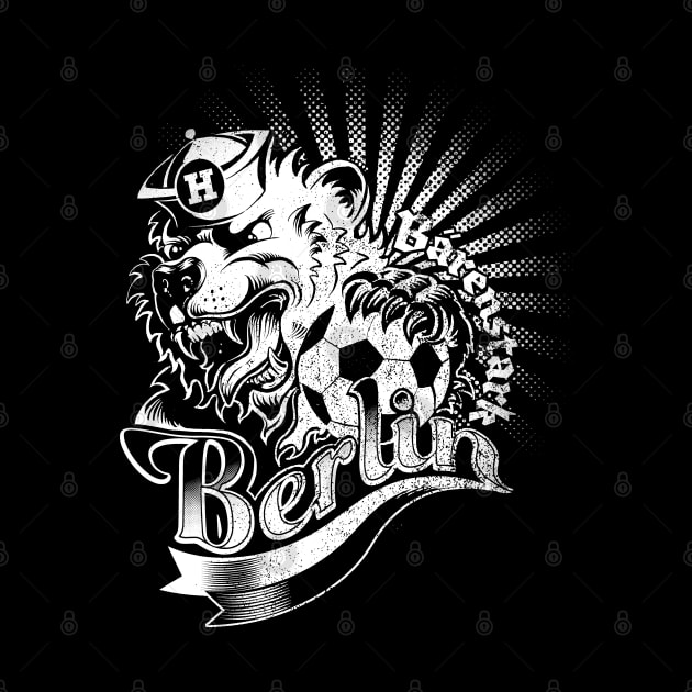 Berlin Soccer Bear by Black Tee Inc