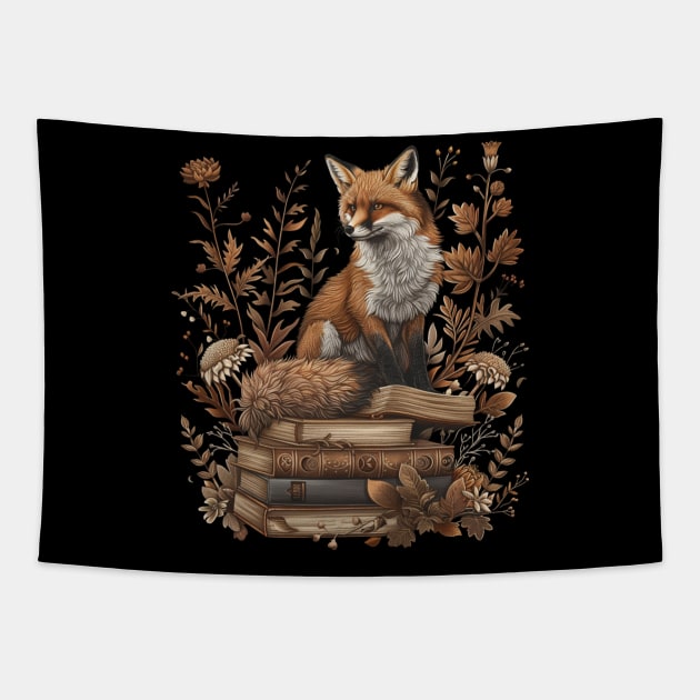 Fox Nocturnal Nimble Tapestry by xXYazzyChanArtsXx