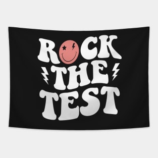 Rock The Test Shirt, Teacher Shirt, Teacher Testing, Teacher Tshirt, Teacher Shirts, Funny Teacher Shirt, Motivational Teacher Tapestry