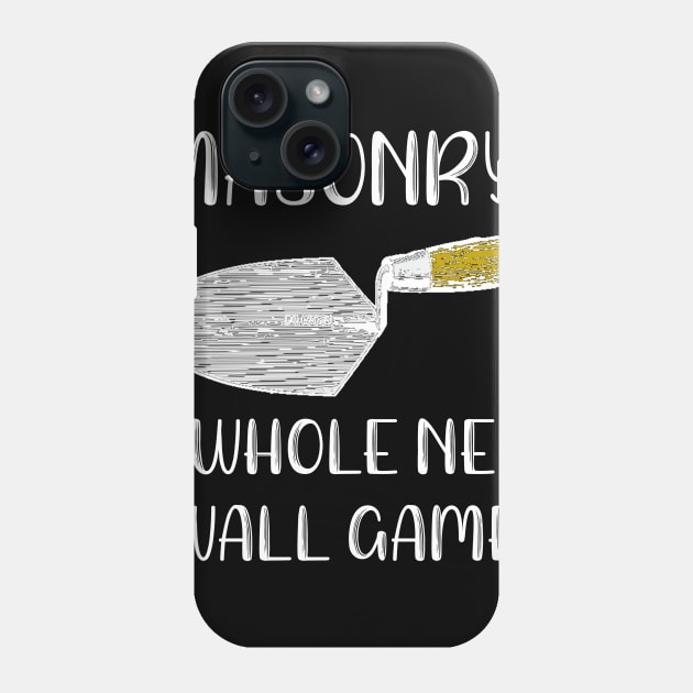 Masonry A Whole New Wall Game Phone Case by DANPUBLIC