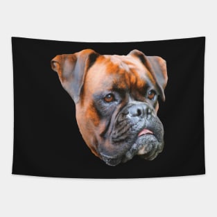 Nice picture of a dog's head - Germany boxer dog Tapestry