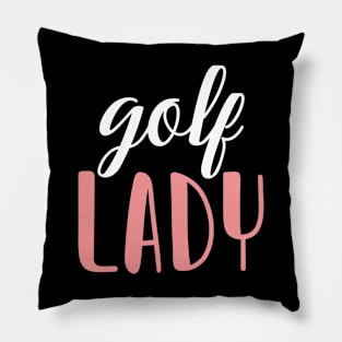 golf lady - golf girl Pillow