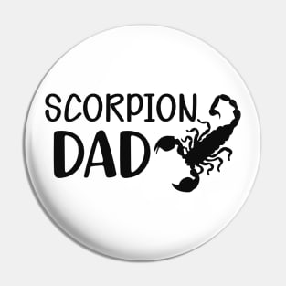 Scorpion Dad Pin