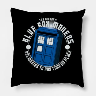 Blue Box Movers Pillow