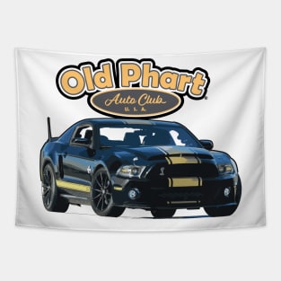 Old Phart Auto Club - Mustang Tapestry