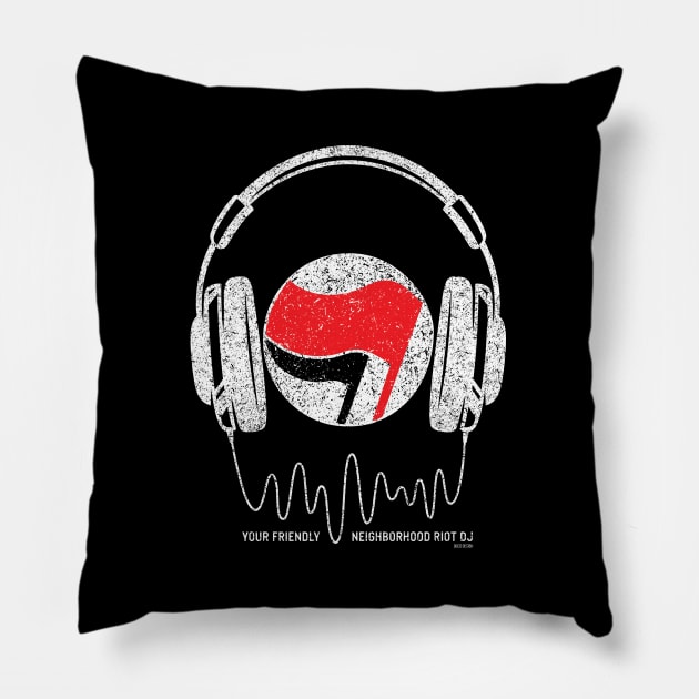 Riot DJ Pillow by Duco Design