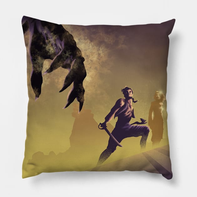 Curse! Pillow by nannipierichristian