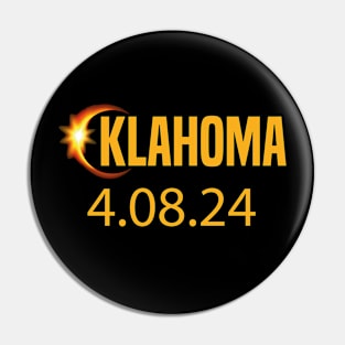 oklahoma eclipse 4.08.24 Pin