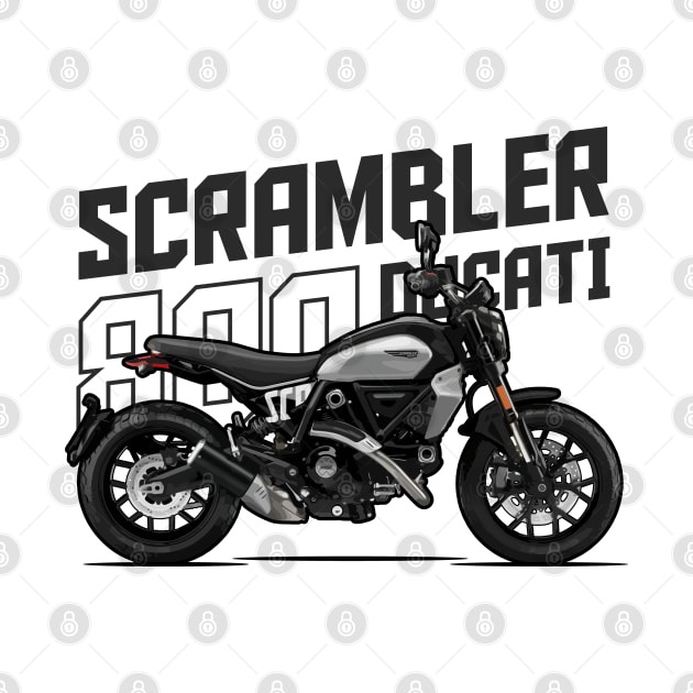 Ducati Scrambler 800 Icon - Black by Tomislav Lozić