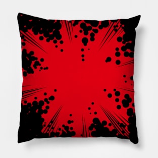 Krackle Blast - Red Pillow