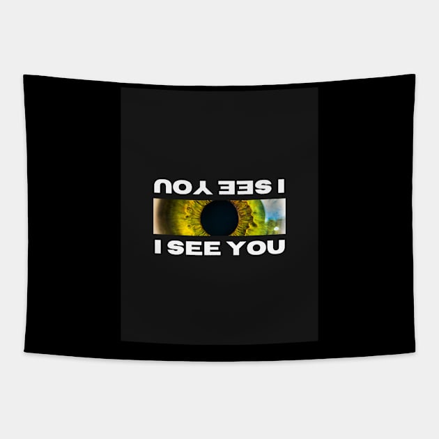 I see you Tapestry by zeyoune designs