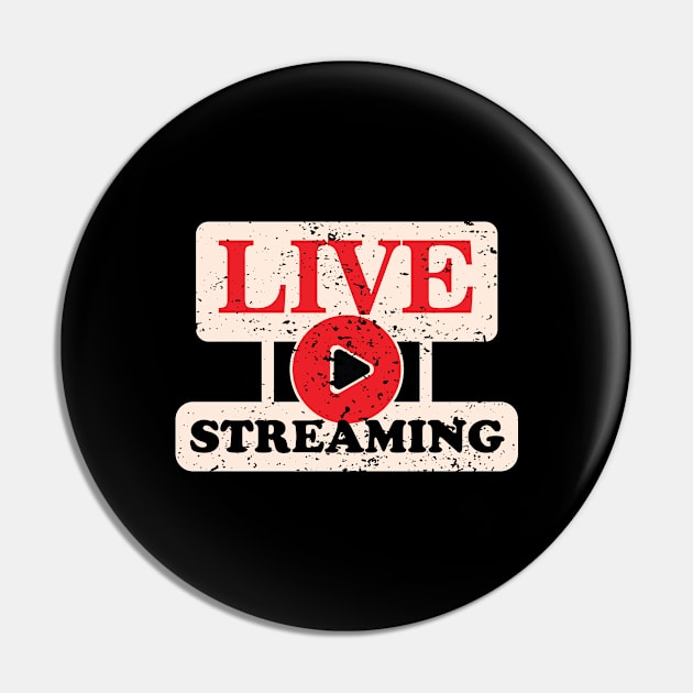 Live Streaming Pin by VecTikSam