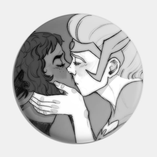 Catradora kiss Pin by Ocre, the owl