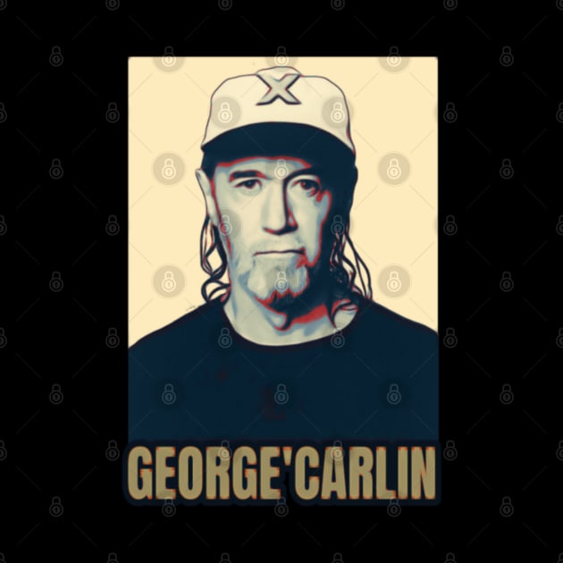 Poster George Carlin by SIRAJAGUGUK