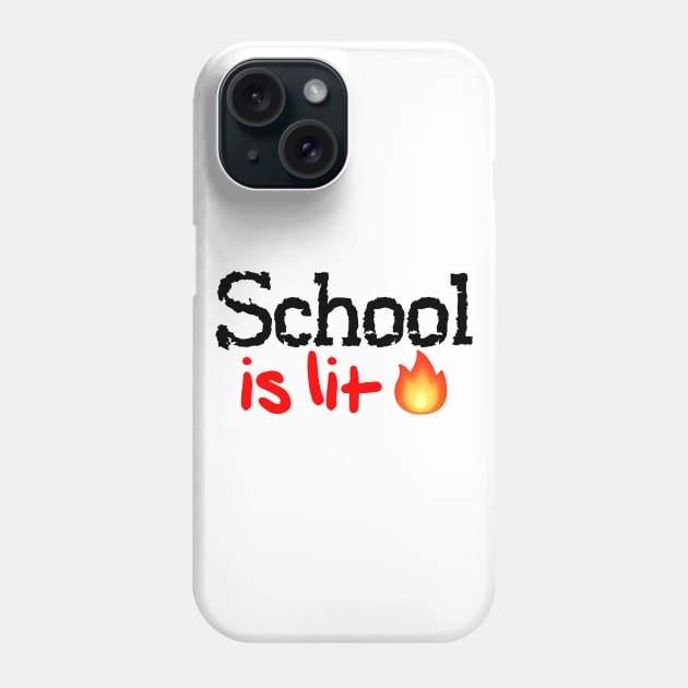 School is Lit! Phone Case by MysticTimeline