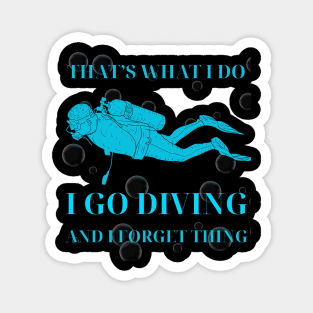 scuba diving Magnet