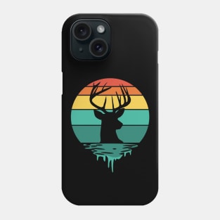 Vintage Sunset with Buck Head Phone Case