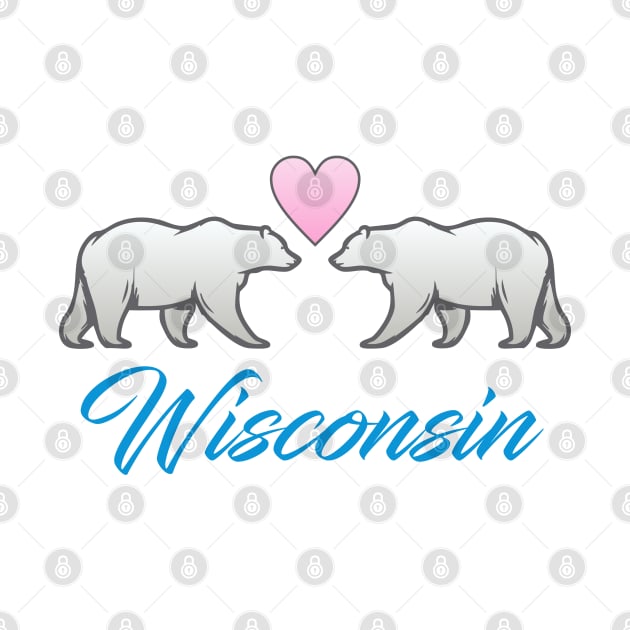 Wisconsin Polar Bear by Dale Preston Design