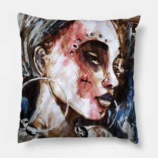 Little miss poison Pillow