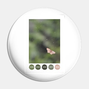 Moth on a Dirty Window Color Palette [Dots] Pin