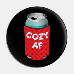 Cozy AF Cozy Can Design Pin