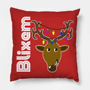 Family Christmas Photo "Blixem" Design Pillow