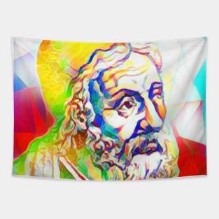 Al Tabari Dark Colourful Portrait | Al Tabari Artwork 11 Tapestry