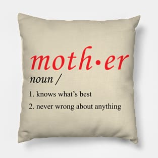 Define mother Pillow