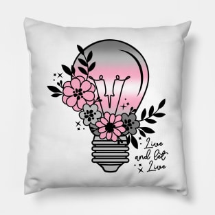 Demigirl Light Bulb with Flowers Pillow