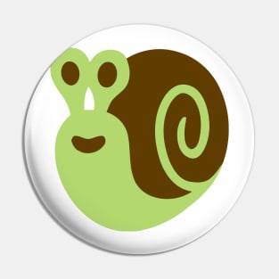 Happy Snail Emoticon Pin