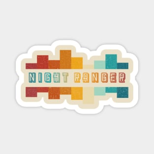 Night Ranger Vintage Distressed Magnet