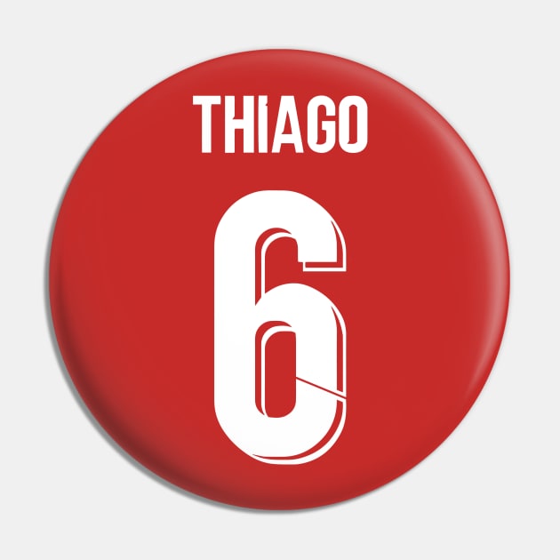 Thiago alcantara Home Jersey Pin by Alimator