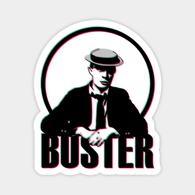 Buster Keaton Magnet by Doc Multiverse Designs