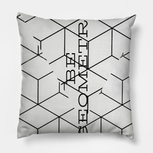abstract geometric fun pattern Pillow